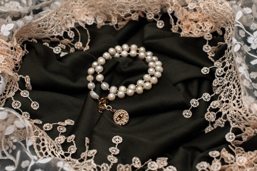 Hand made freshwater pearl necklace - Image 2