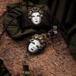 Handmade jewellery set (necklace and bracelet)