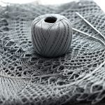 Handmade knitted round napkin - Image 7
