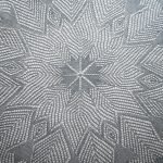 Handmade knitted round napkin - Image 3