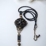 Handmade necklace with hematites