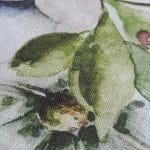 White dress in natural linen "Buds" - Image 6