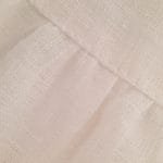White dress in natural linen "Buds" - Image 11