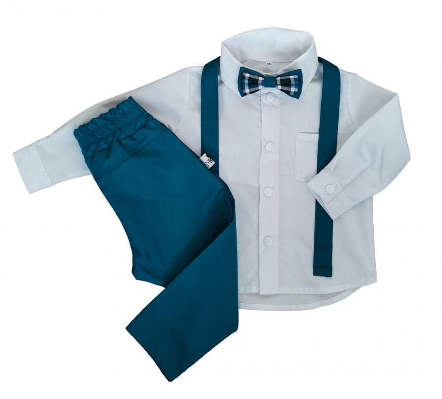 Boy's costume with decorative bowtie