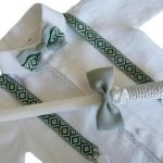 A linen suit for a boy with shorts and a waistcoat - Image 6
