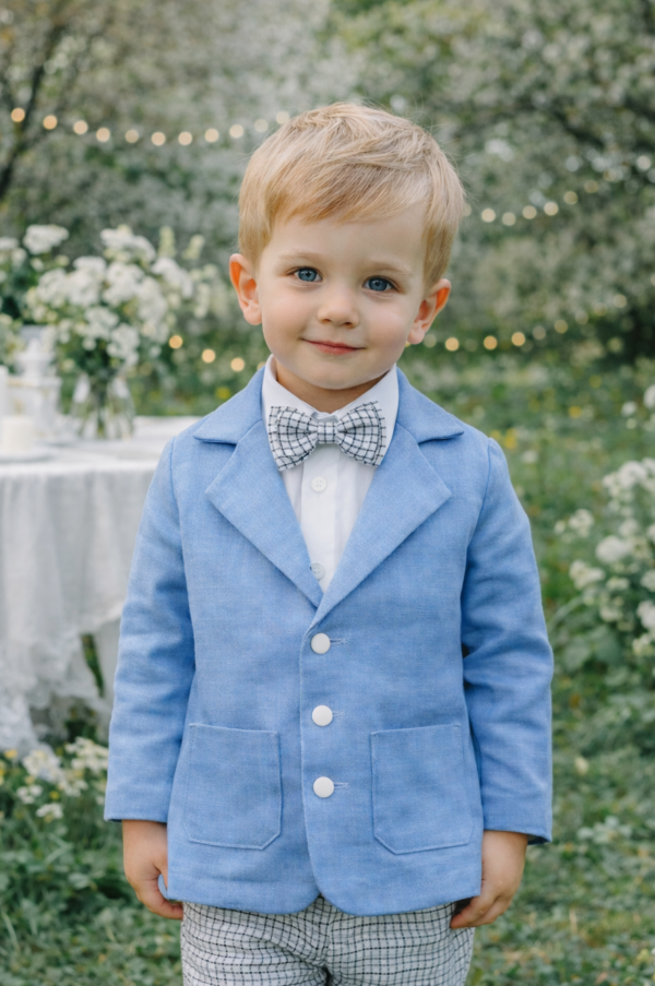Linen suit with jacket for boy