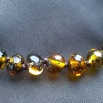Children's necklace in green amber (various lengths) - Image 2