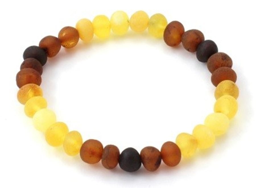 Colourful amber bracelet for women, men - Image 2