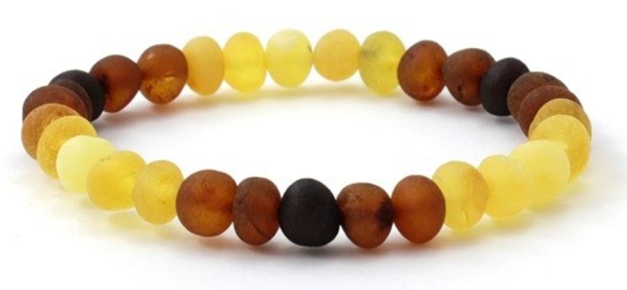 Colourful amber bracelet for women, men - Image 3