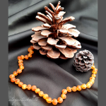 Natural amber necklace for children (various lengths)