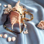 Children's necklace in green amber (various lengths) - Image 4