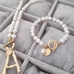 Bracelet and necklace with pendant - optional letter
