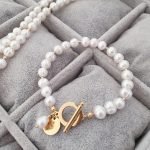 Bracelet and necklace with pendant - optional letter - Image 3