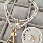 Two necklaces made of natural freshwater pearls