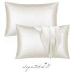 Natural silk pillowcase (white) - Image 11