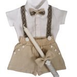 Beige linen suit with trousers - Image 8