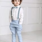 Natural linen suit with waistcoat for boy - Image 3