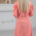 Women's occasion dress with decorative sleeves - Image 3