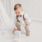 Beige linen suit with trousers - Image 4