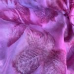 Handmade scarf made of silk "Sea of roses" - Image 3