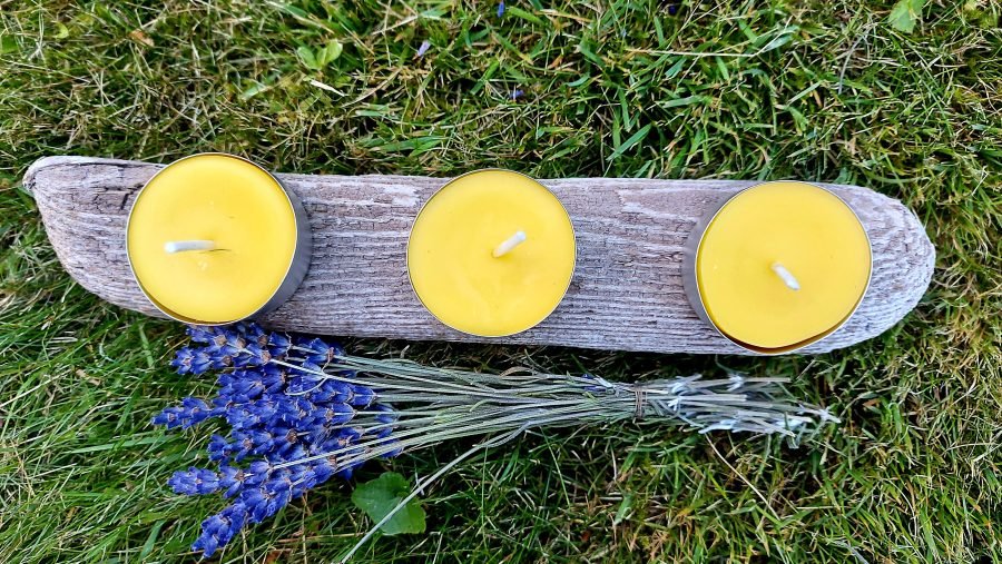 Handmade tea candles with beeswax (10 pcs.) - Image 3