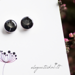 Handmade earrings and brooch with dandelion - Image 3