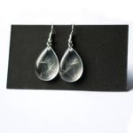 Handmade earrings and necklace with dandelion - Image 5