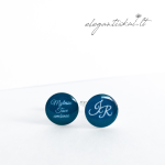 Men's shirt cufflinks with initials - Image 3