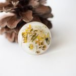 Handmade brooch with meadow flowers - Image 2