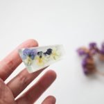 Handmade brooch with real pansies - Image 3