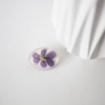 Handmade brooch with real pansies - Image 5