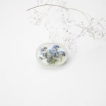 Handmade brooch with forget-me-nots - Image 4