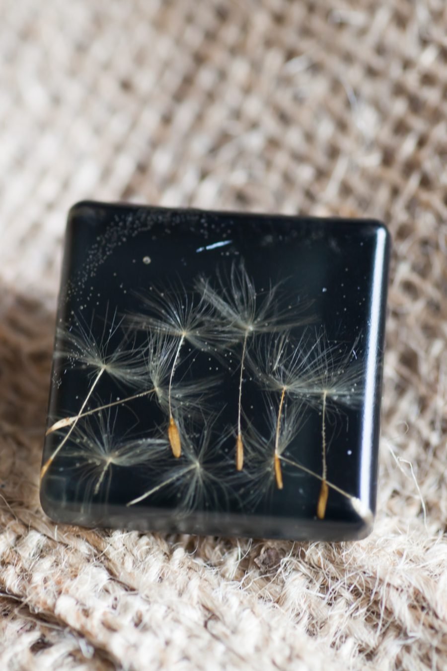 Original brooch with real dandelion fluff - Image 2