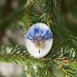 Handmade brooch with cornflowers - Image 3