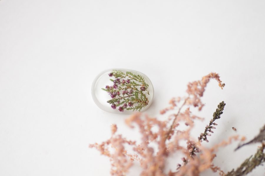 Original brooch with real plants - Image 3