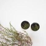 Men's cufflinks with natural Lithuanian plant - Image 6