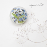Handmade brooch with forget-me-nots - Image 2