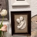 Original ceramic painting "Under the Angel's Wing" - Image 2