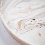 Handmade decorative tray with gold decoration - Image 2