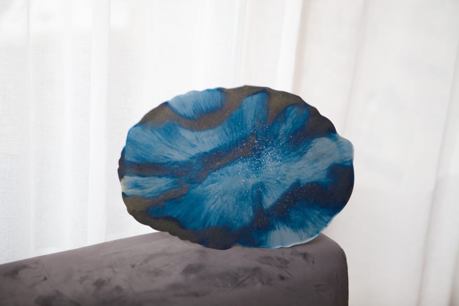 Blue interior decoration tray - Image 4