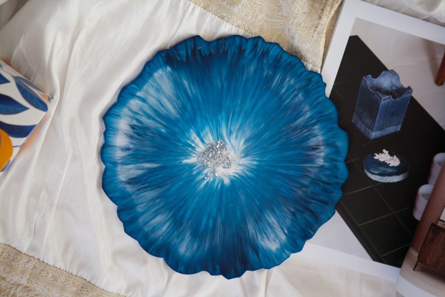 Magic blue single decorative tray - Image 4