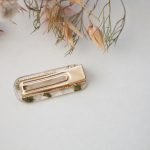 Unique hair clips with blue flowers - Image 3