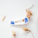 Original hair clips with cornflowers - Image 3