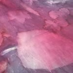 Bright raspberry-coloured scarf in pure silk - Image 3