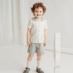 Summer linen suit for a boy