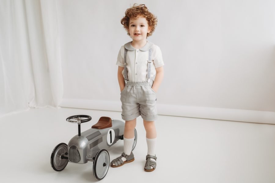 Linen summer suit for boy - Image 3