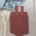 Hand knitted romper for baby (vorious colours)