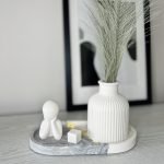Gift set: tray, vase, incense holder and standing decoration