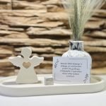 Handmade gift set with an invitation to become godparents