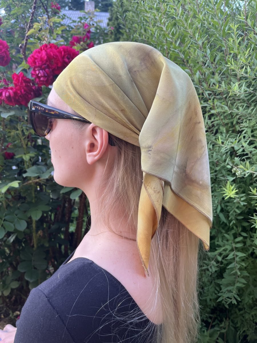 Natural silk scarf "Summer collection" - Image 6